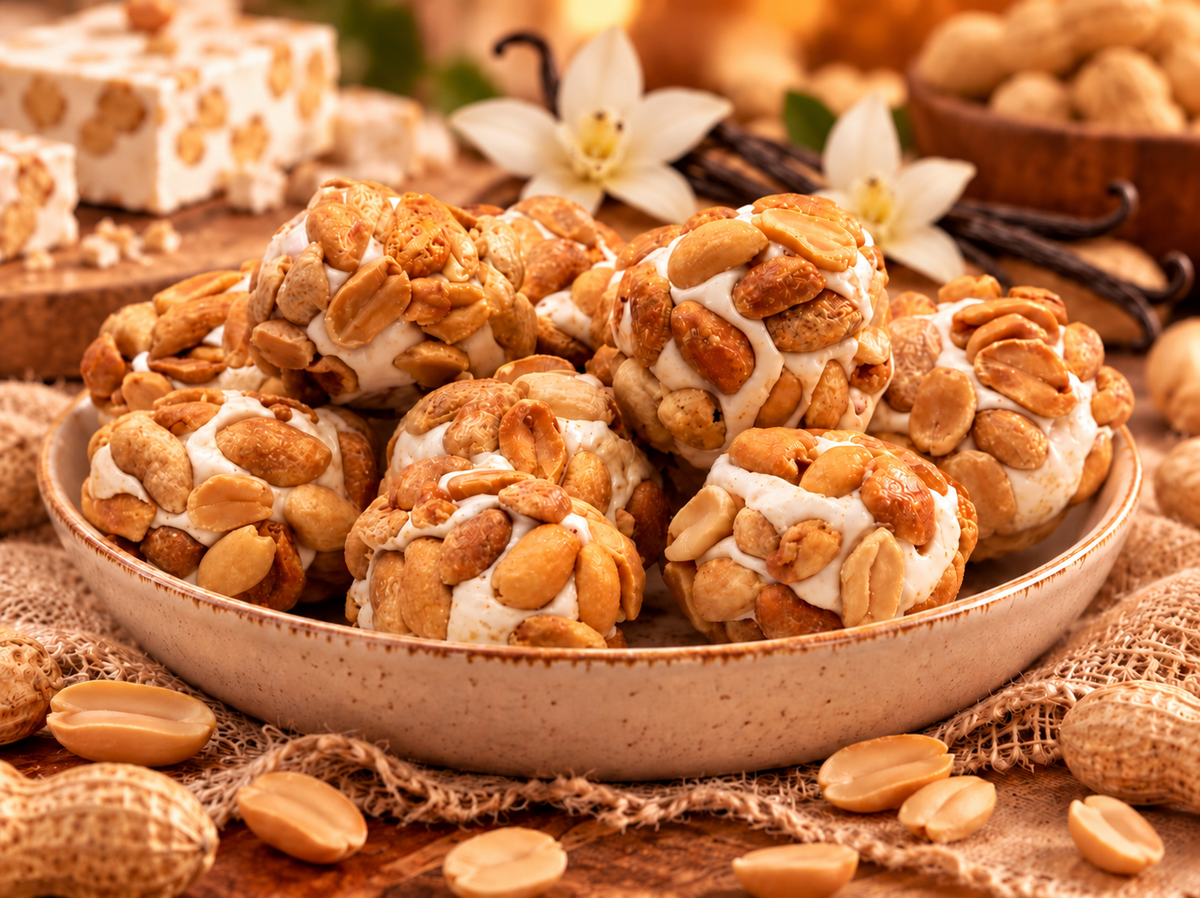 Boule nougat cacahuètes ( à l’unité)