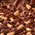 Champignons au chocolat (100g)