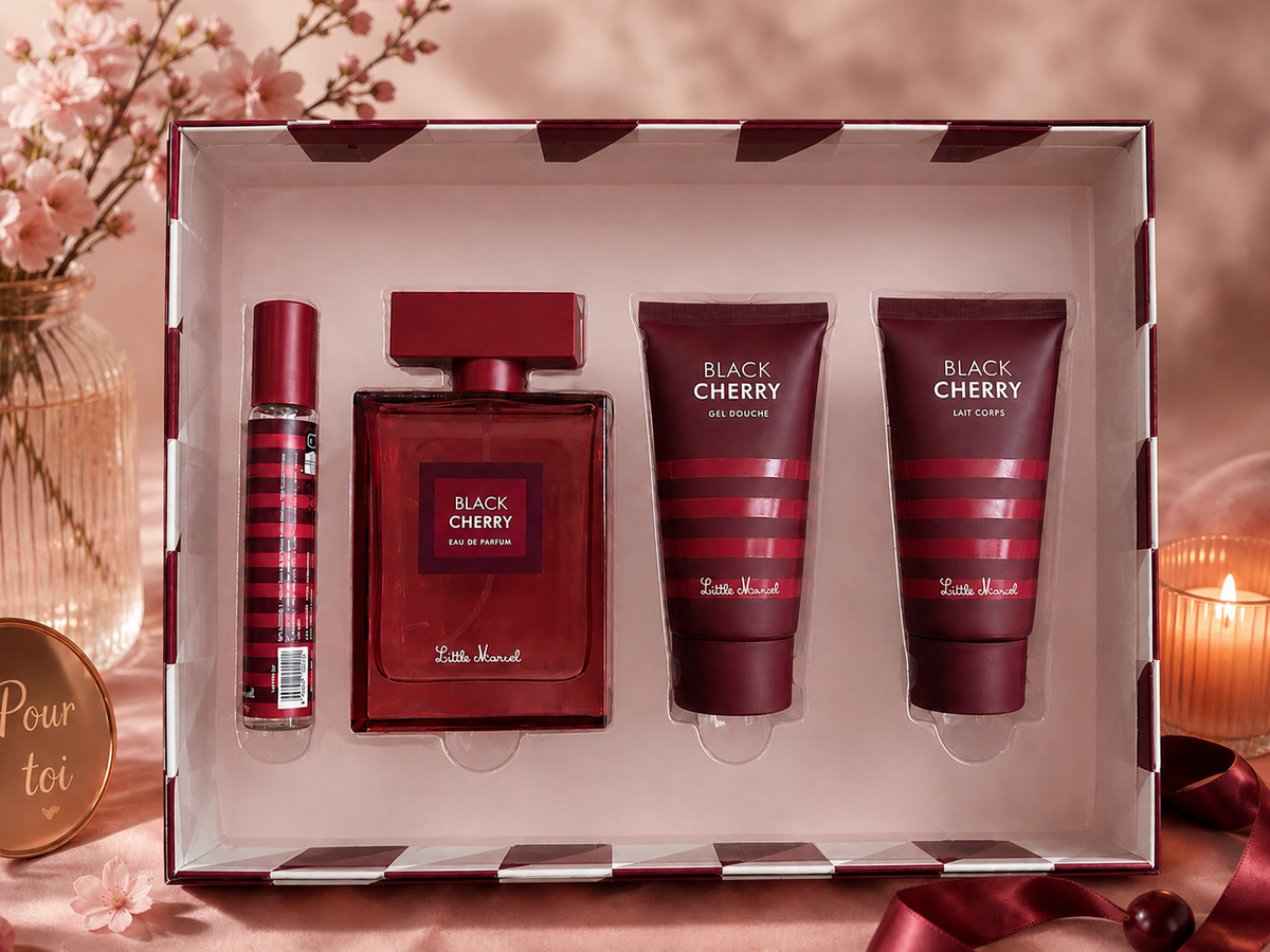 Coffret Femme Little Marcel - Black Cherry