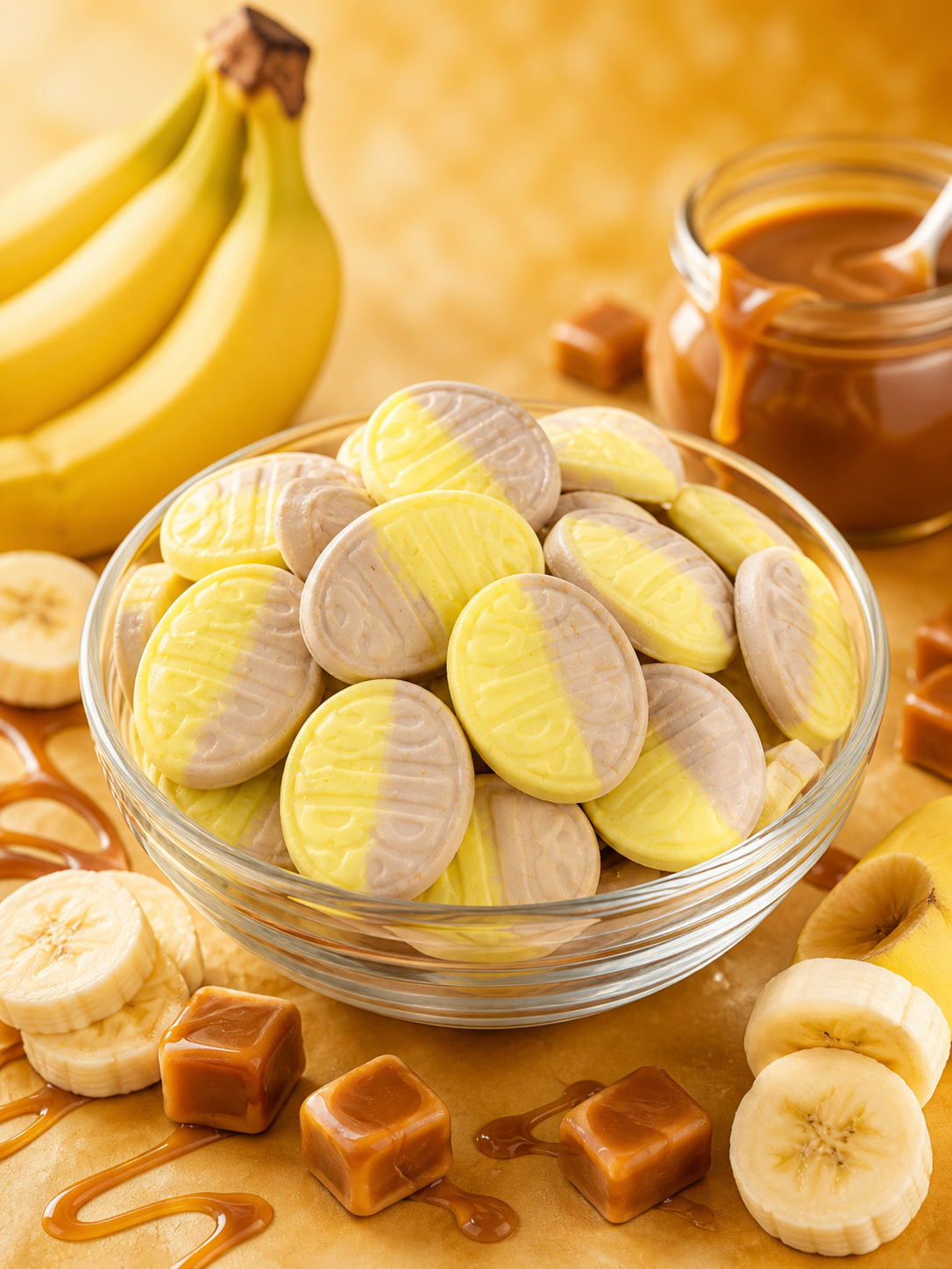 Bubs Ovale Banane & Caramel ( 100g )