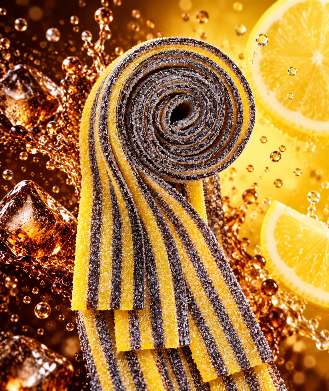 Ceinture cola / citron Acides Halal (X10)