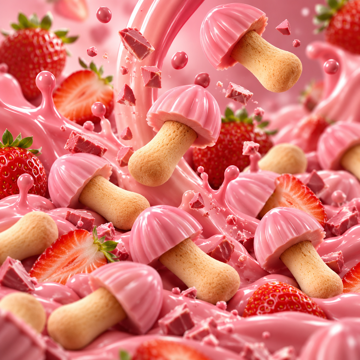 Champignons à la fraise (100g)