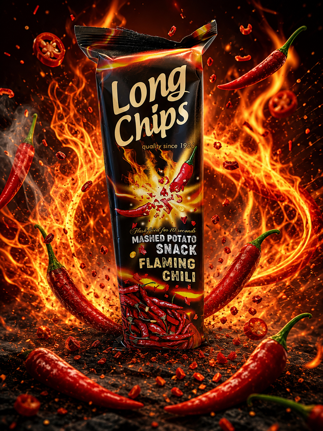 Long Chips Saveur Piment ( Vendu à l’unité)