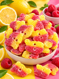Bubs Crâne Citron & Framboise Acides( 100g )