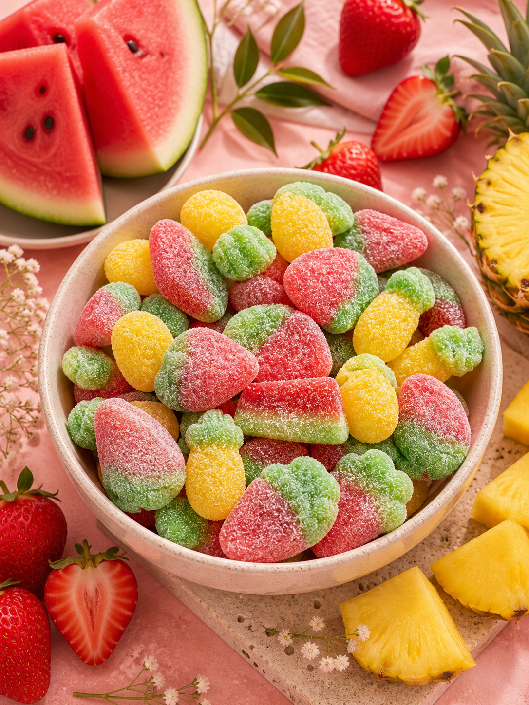 Mix Fruités Acides Halal ( 100g )