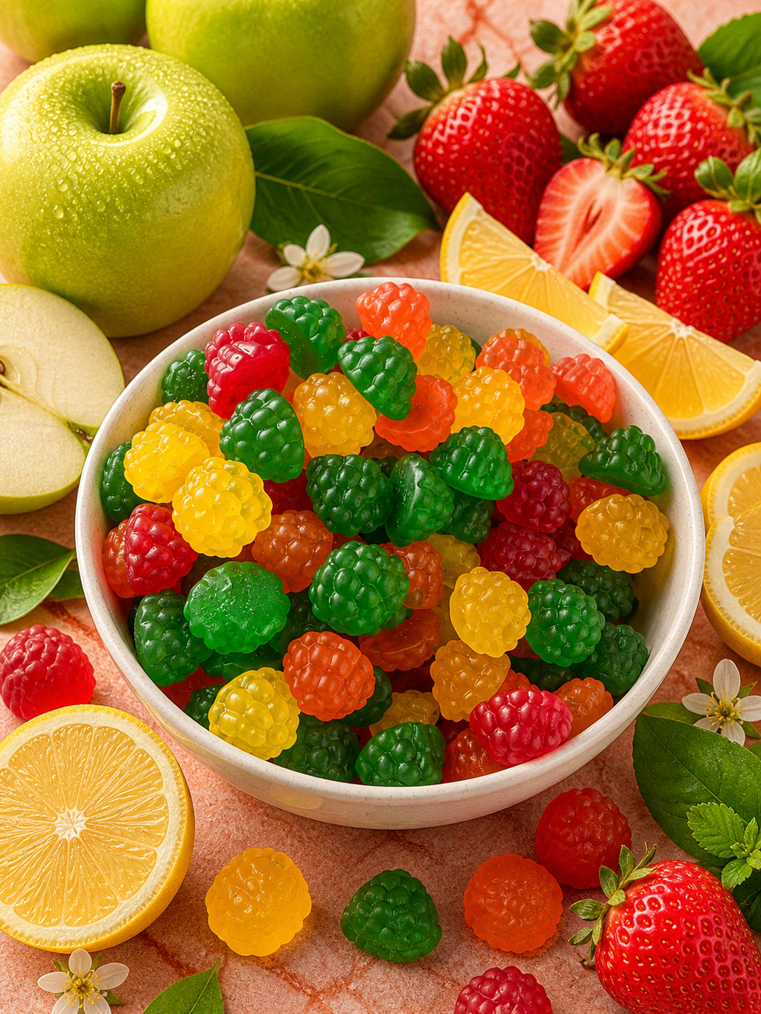 Mûres Multicolores Fruitée Halal ( 100 gr )